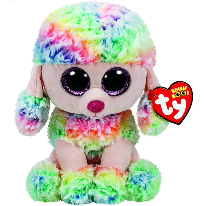 Beanie Boos Rainbow Perro Poodle Multicolor Mediano