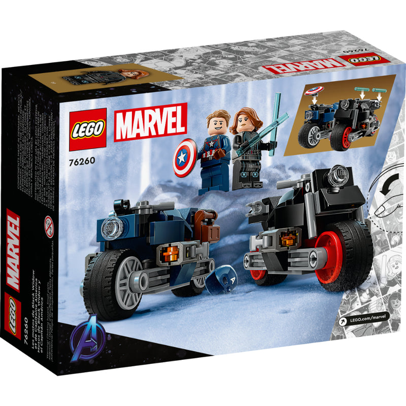Lego® Super Heroes Motos De Viuda Negra Y El Capitán América