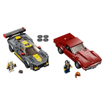 LEGO® Speed Champions Deportivo Chevrolet Corvette C8.R y Chevrolet Corvette de 1968 (76903)