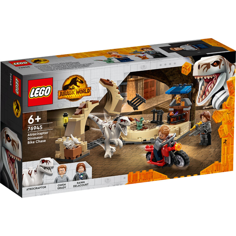 LEGO® Jurassic World Persecución En Moto Del Dinosaurio Atrocirraptor (76945)