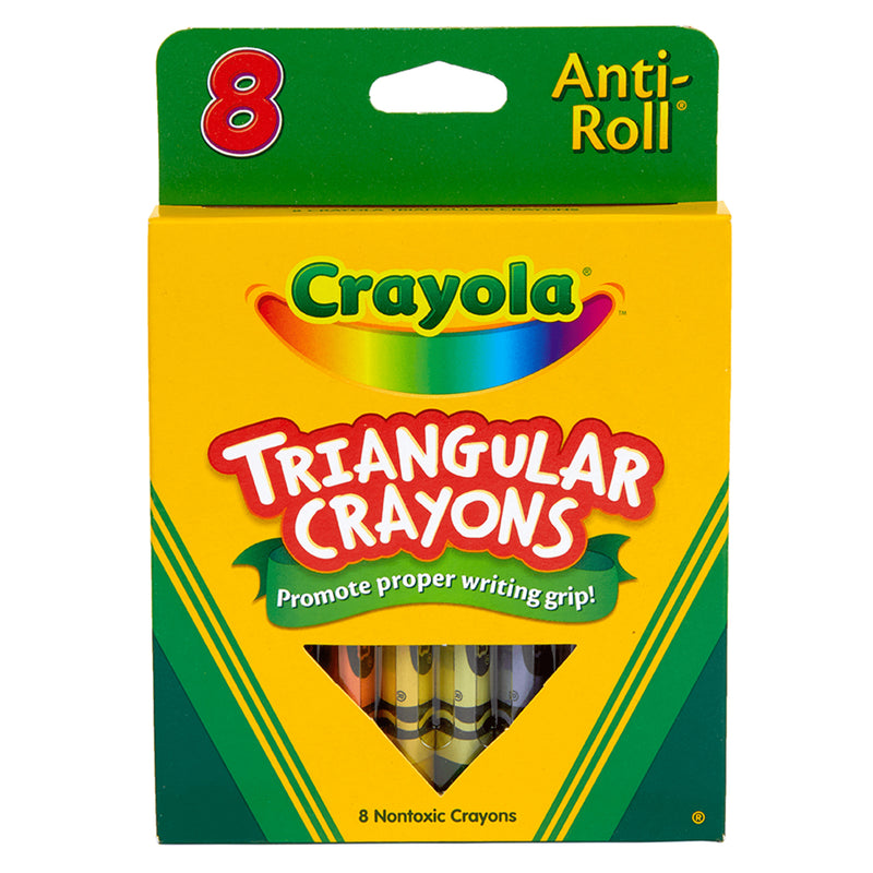 8 Crayones Triangulares Crayola