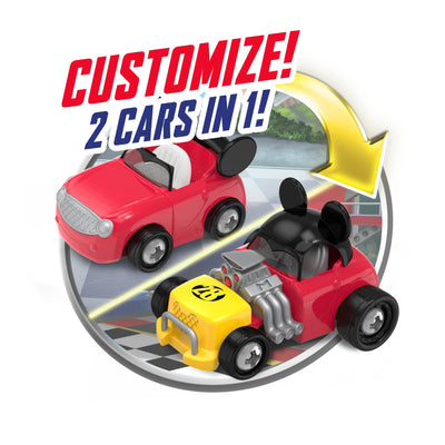 Mickey Roadster Racers Kit Carro 2 En 1