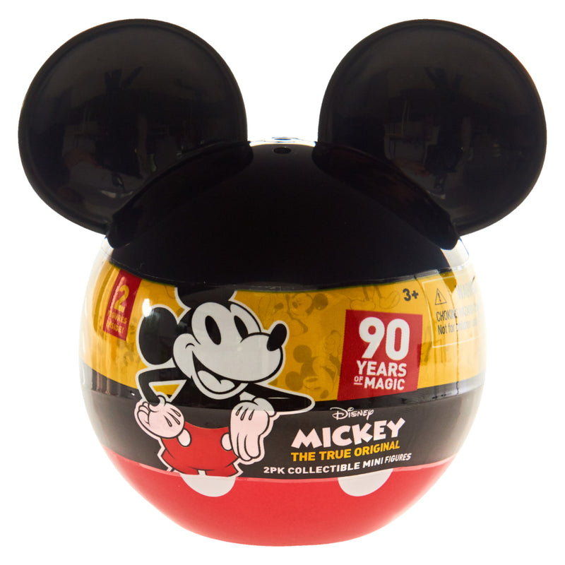 Disney Mickey 90 Años Figura X 2 En Capsula 2,25" Surtido