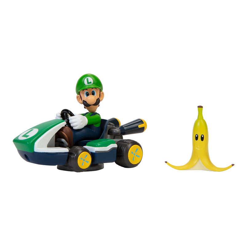 Nintendo Mario Kart Mega Giros con Banana - Luigi