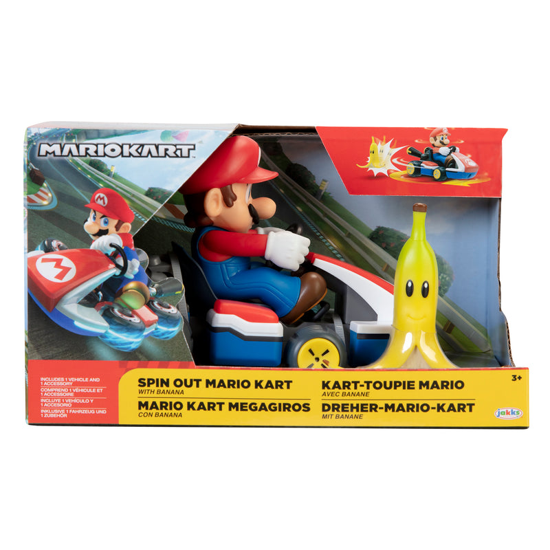 Nintendo Mario Kart Mega Giros con Banana - Mario