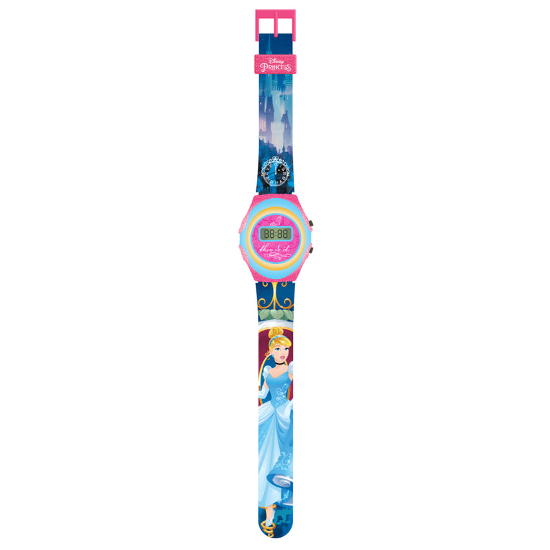 Relojes-Reloj Digital LCD Disney Princesas 5 Funciones_001