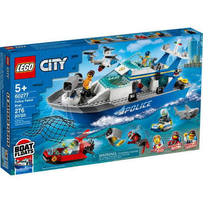 Lego® City Barco Patrulla De Policía (60277)