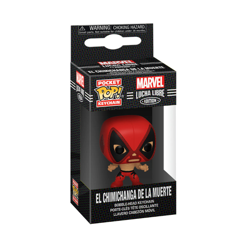 Pop Llavero: Marvel Luchadores Deadpool