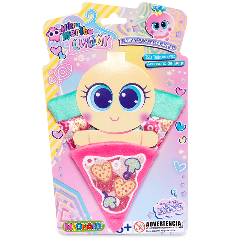 Accesorio de juego Mikro-merito Cutiur, portabebe pizza talla mikro-merito_002