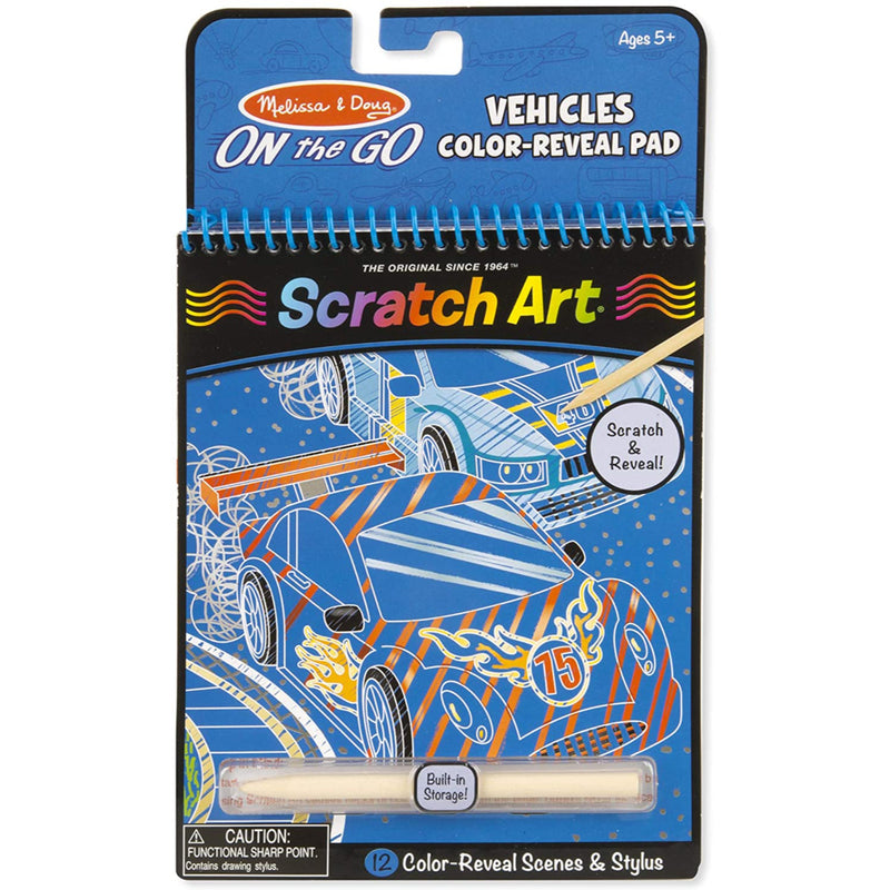 Libro Scratch Art- Vehículos