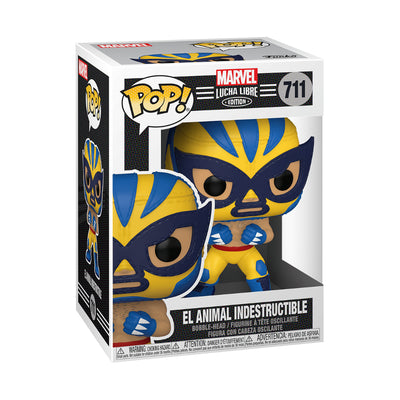 Pop Marvel: Luchadores Wolverine Animal Indestructible