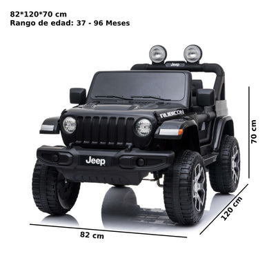 Vehículo Montable Jeep Wrangler Rubicon Negro_002