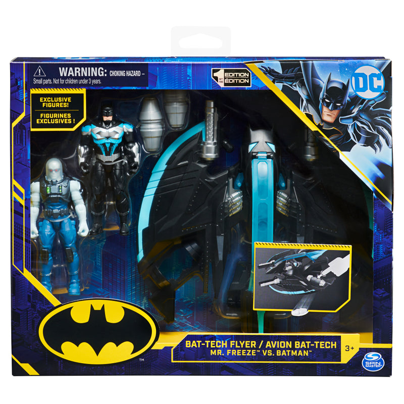 Batman Bat-Tech Vehículo Con 2 Figuras
