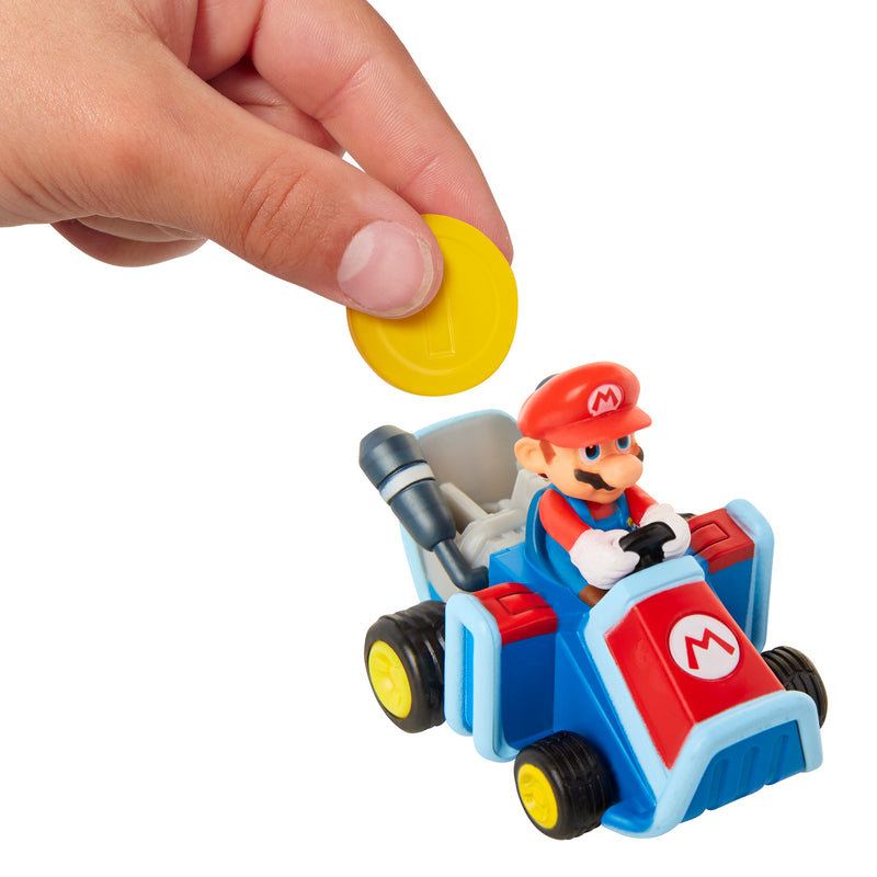 Nintendo Mario Coche Con Moneda-Mario