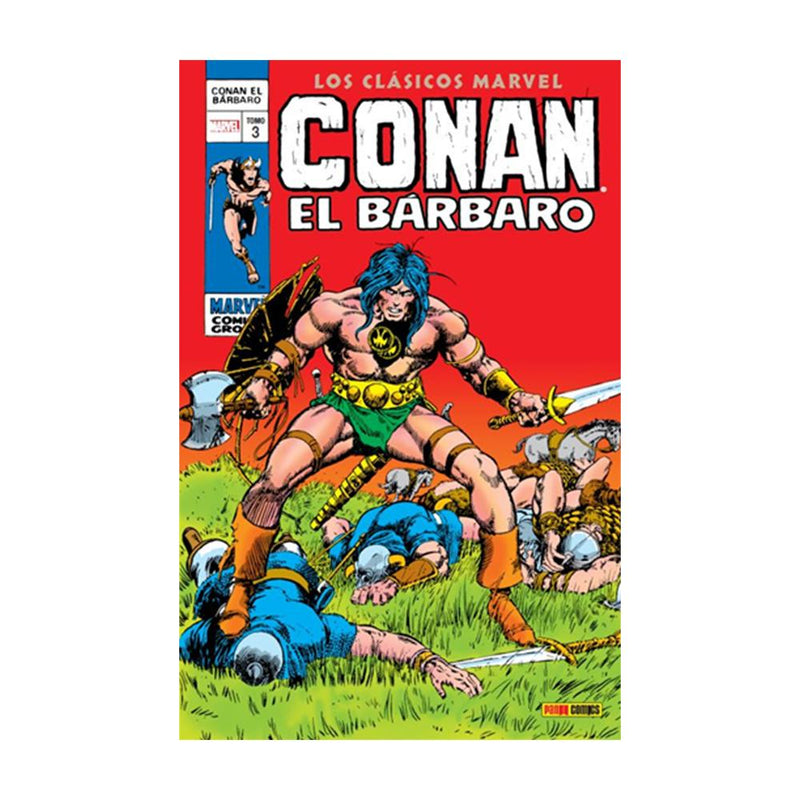 Conan El Bárbaro Los Clásicos Marvel Vol.03 Qcocl003 Panini