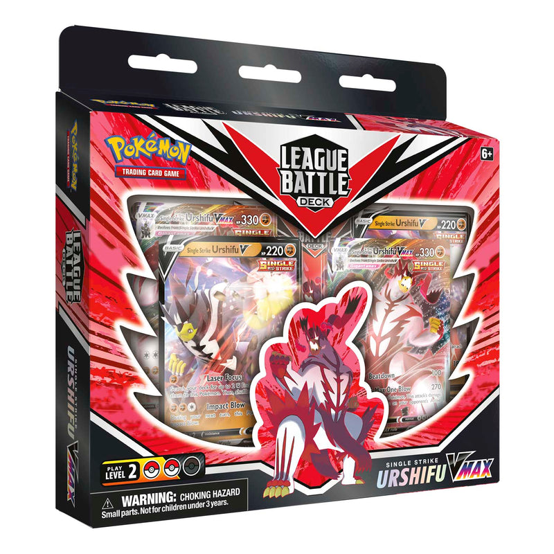 Paquete Liga de Batalla Tarjetas Coleccionables Pokémon Single Strike Urshifu VMAX_001